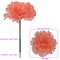 Set of 100: Peach Carnation Flower Picks | 5-Inch | 3.5" Wide | Lifelike Silk Blooms | Floral Picks | Party & Event | Home & Office Decor, Floral Home by Artificial Flowers